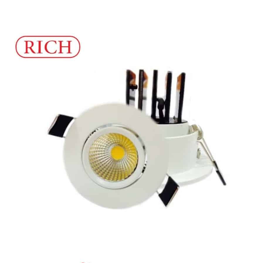 ดาวน์ไลท์ LED COB 5W (เดย์ไลท์) RICH