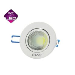 ดาวน์ไลท์ LED COB หน้ากลม 5w (วอร์มไวท์) EVE