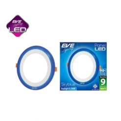 ดาวน์ไลท์ LED Panel Light Skyblue หน้ากลม 9w (เดย์ไลท์) EVE