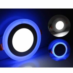 ดาวน์ไลท์ LED สี่เหลี่ยม 6W+3W (ขอบแสงน้ำเงิน) IWACHI