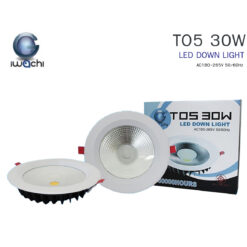 ดาวน์ไลท์ LED TO5 30W (วอร์มไวท์) IWACHI