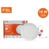 ดาวน์ไลท์ LED 18W หน้ากลม (เดย์ไลท์) FSL