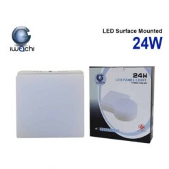 ดาวน์ไลท์ LED ติดลอยหน้าเหลี่ยม 24W (วอร์มไวท์) IWACHI