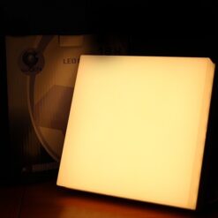 ดาวน์ไลท์ LED ติดลอยหน้าเหลี่ยม 24W (วอร์มไวท์) IWACHI