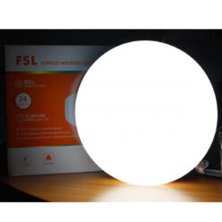 ดาวน์ไลท์ LED ติดลอย หน้ากลม 24W (เดย์ไลท์) FSL