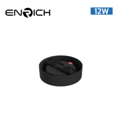 โคมไฟดาวน์ไลท์-LED-12W-หน้ากลม-ENRICH-EASY-O-สีดำ-01
