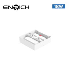 โคมไฟดาวน์ไลท์-LED-18W-หน้าเหลี่ยม-ENRICH-EASY-O-สีขาว-01