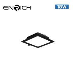 โคมไฟดาวน์ไลท์-LED-18W-หน้าเหลี่ยม-ENRICH-EASY-O-สีดำ-02
